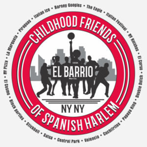 Childhood Friends of Spanish Harlem Design CFSH1 on a Port & Company® - Long Sleeve Core Cotton Tee Design