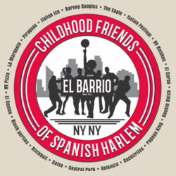 Childhood Friends of Spanish Harlem Design CFSH1 on a Port Authority® - Core Cotton Tote Design
