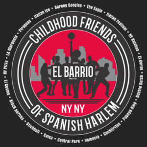 Childhood Friends of Spanish Harlem Design CFSH2 on a Port & Company®  - Women's Core Cotton Tee Design